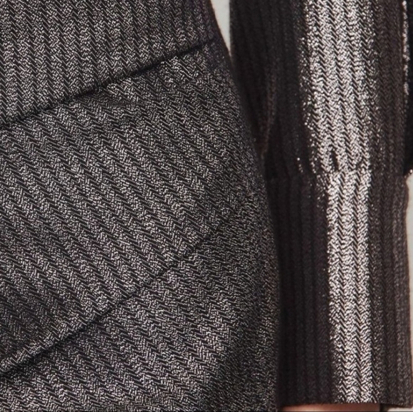 Maje | Draped Lamé Mini Dress - Picture 11 of 16